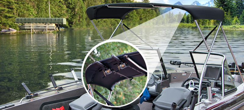 Dowco Marine  Pontoon, Runabout, Fishing Boat Covers, Biminis, Enclosures,  Accessories & More